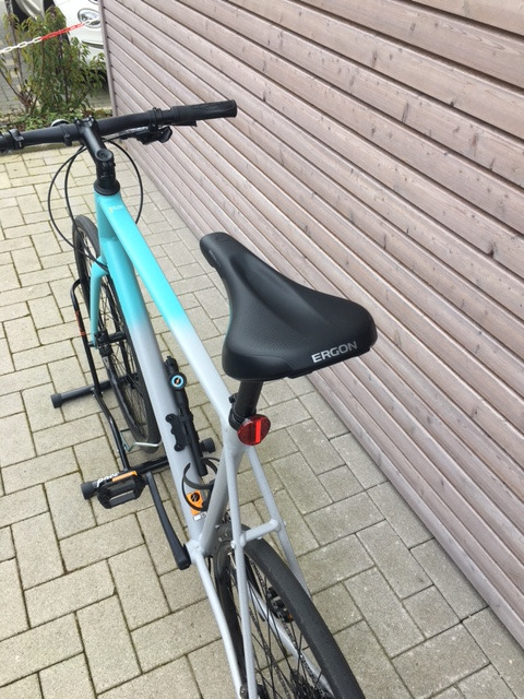 Wolke auf dem E-Bike