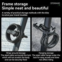 rockbros-u-lock-kabel-e-scooter-fahrradschloss-carbonstahl image 5