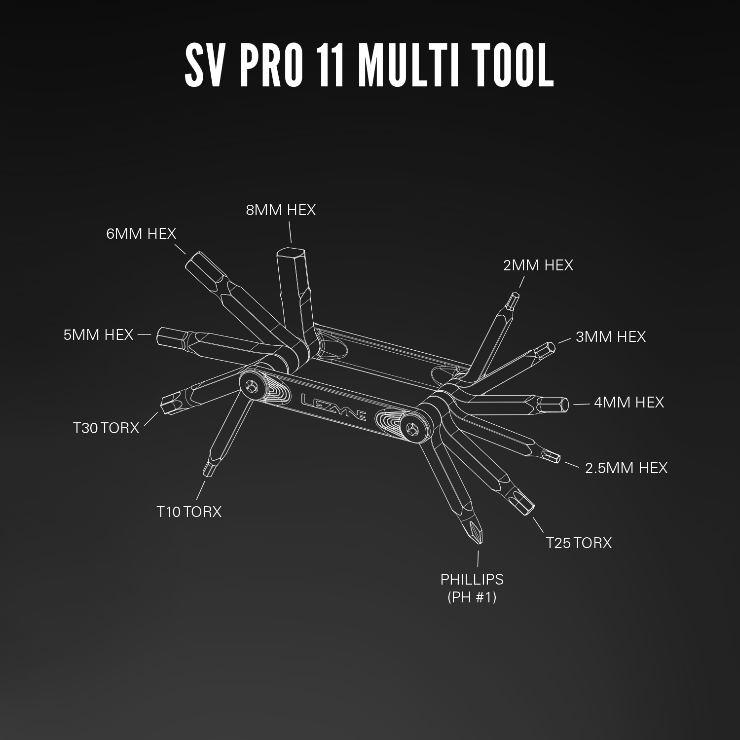 lezyne-sv-pro-11-multitool-edelstahl image 3
