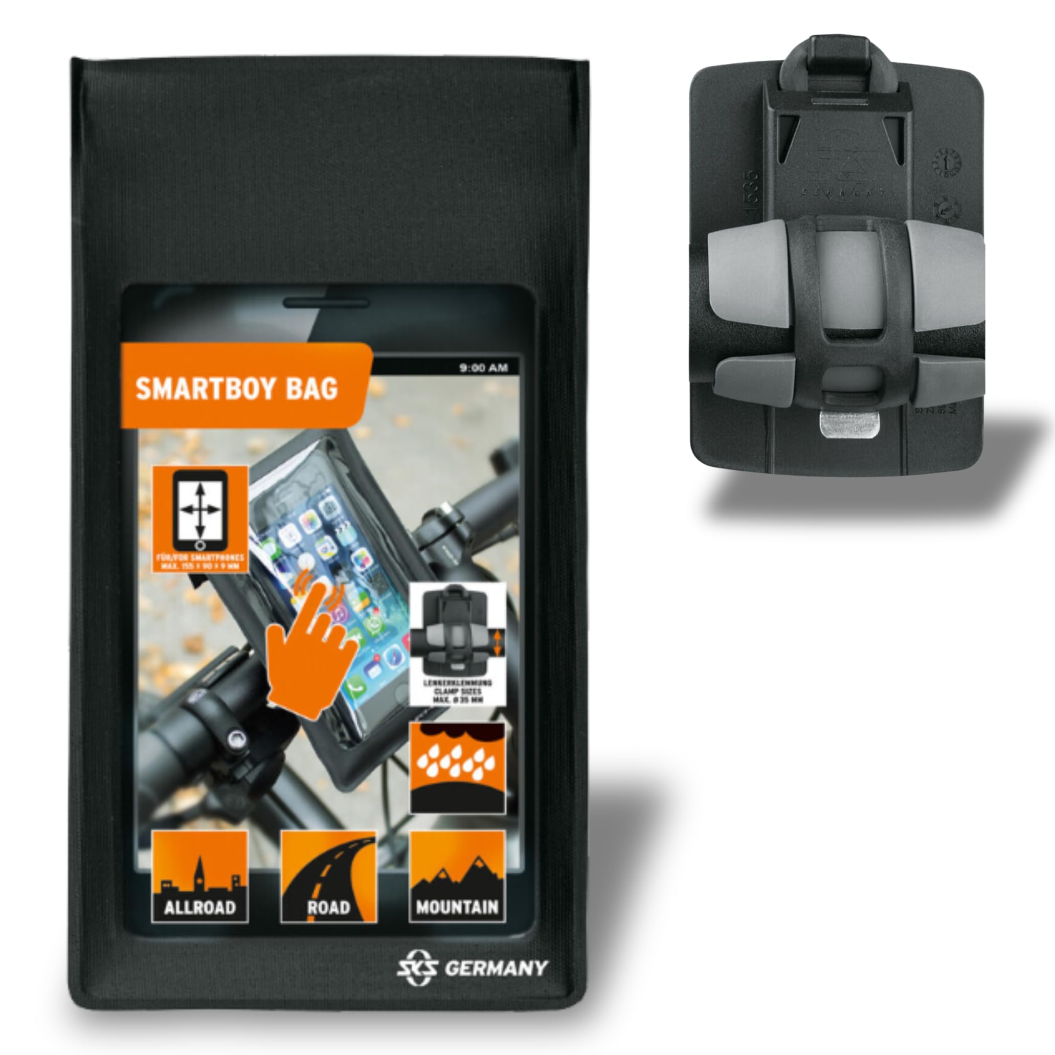 sks-germany-smartboy-handyhalterung-mit-wasserabweisender-tasche image 2
