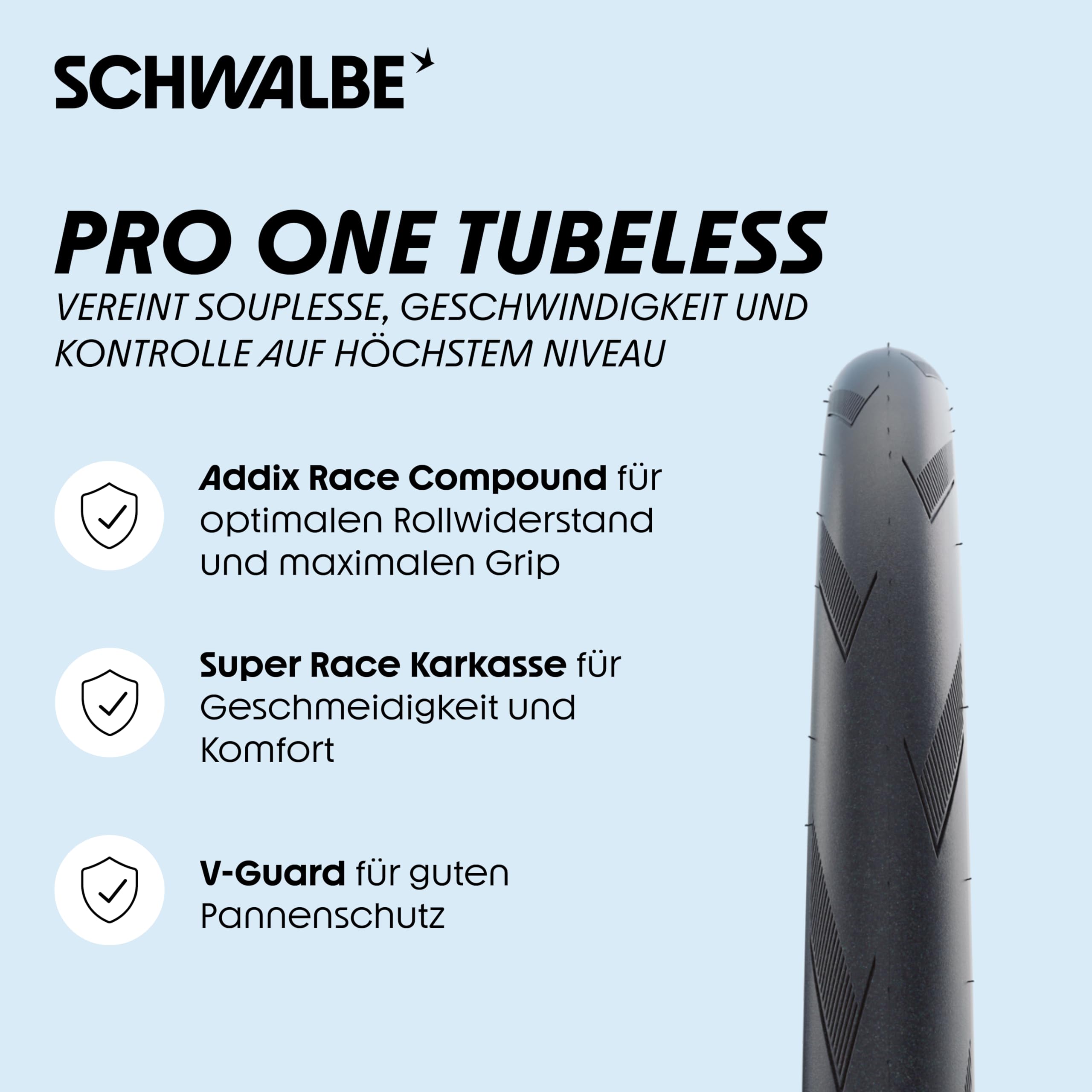 schwalbe-pro-one-tle-rennradreifen-tubeless-easy-v-guard-pannenschutz-super-race image 2