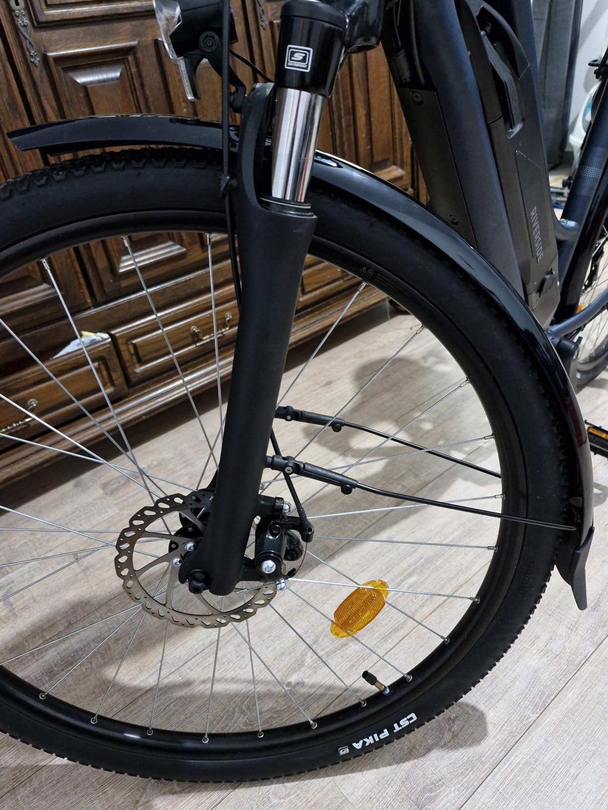 Fahrrad bleibt sauber