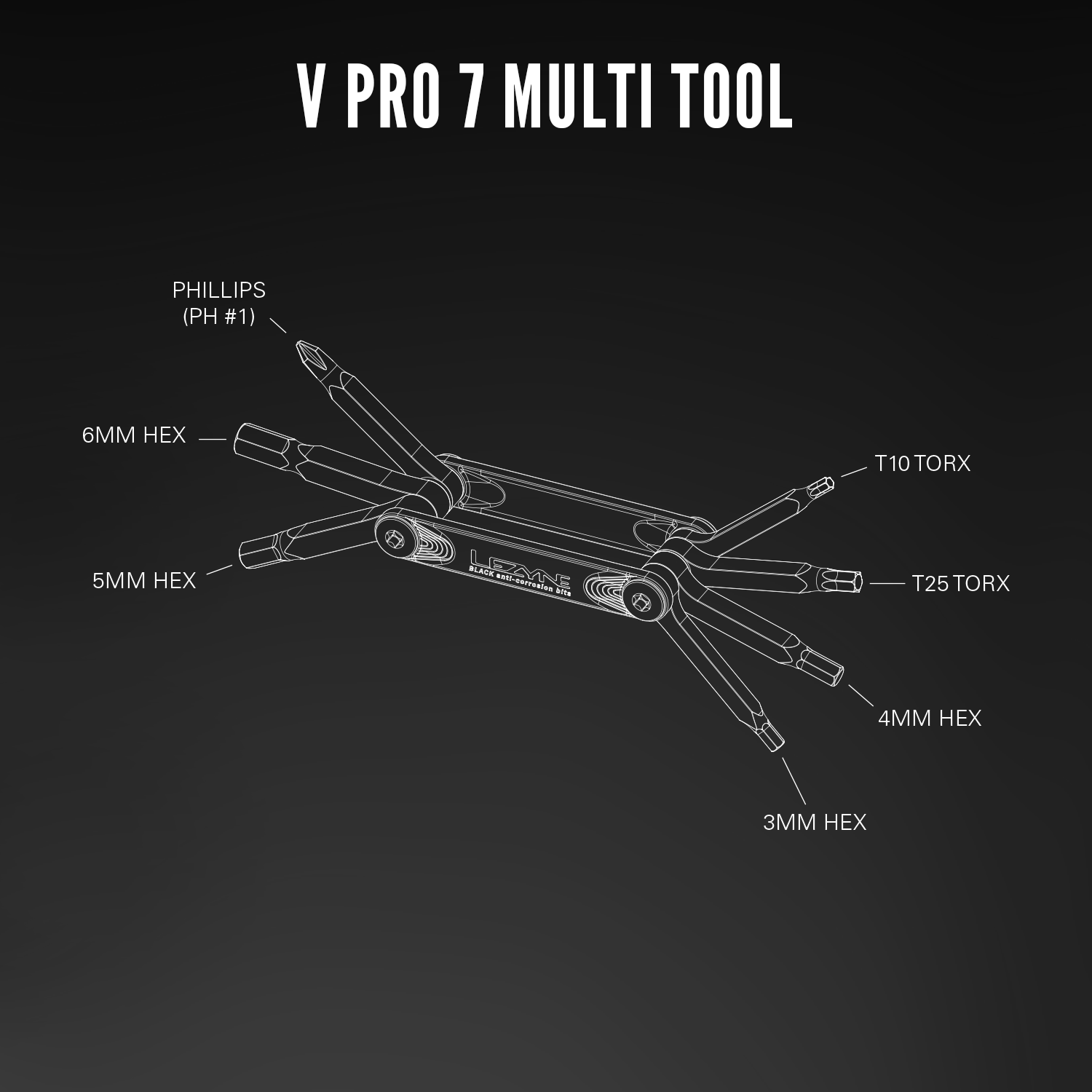 lezyne-v-pro-7-multitool-fahrradwerkzeug image 5