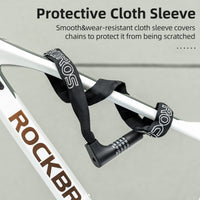 rockbros-fahrrad-kettenschloss-960mm-zahlenschloss-2-schl-ssel-heavy-duty image 5