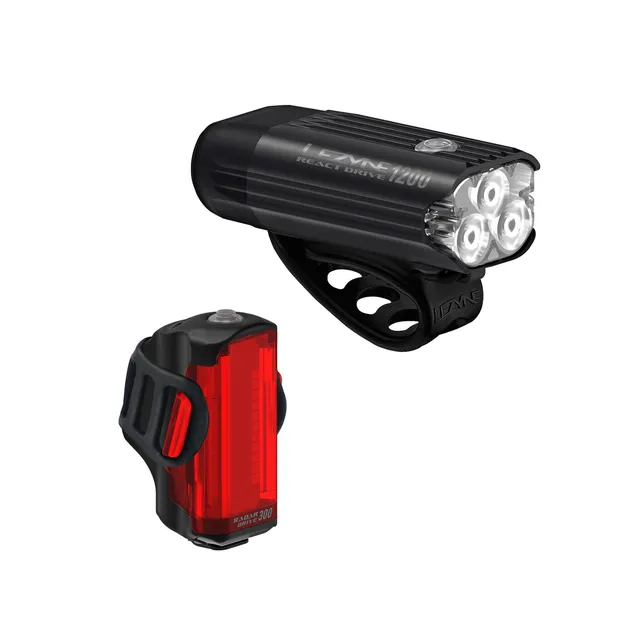 lezyne-radar-react-system-front-rear-licht-set-mit-radar image 1