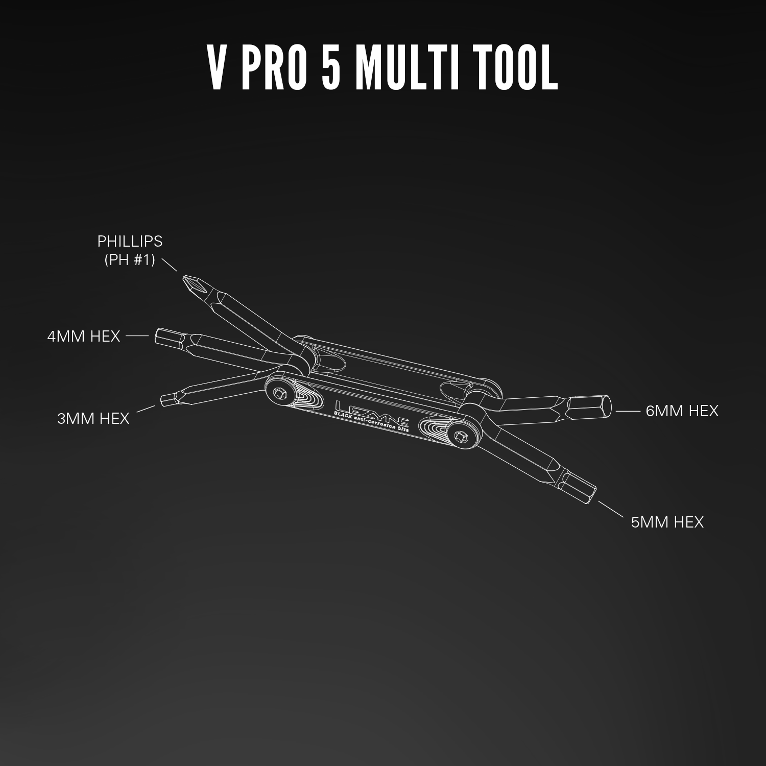 lezyne-v-pro-5-multitool-fahrrad-werkzeug image 3