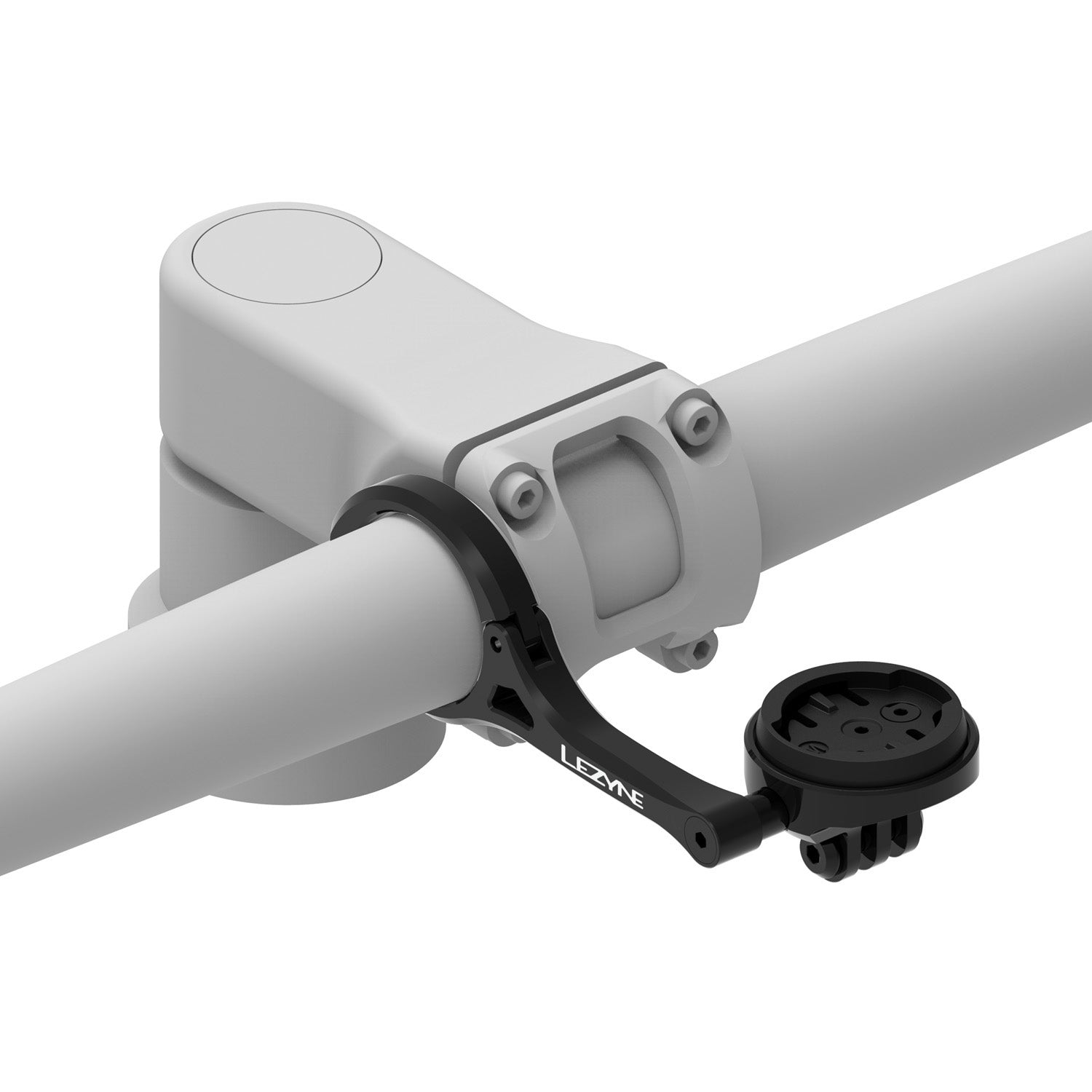 lezyne-garmin-wahoo-gps-forward-mount-mit-gopro-aufnahme-31-8-mm image 7