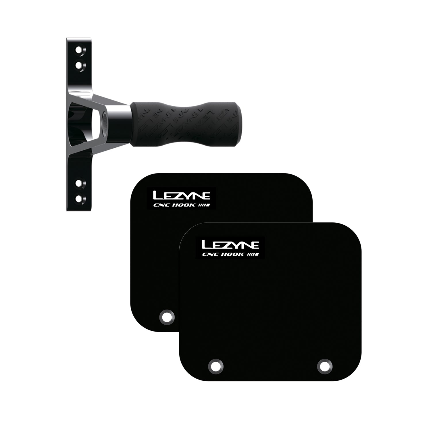 lezyne-cnc-alloy-wheel-hook-fahrrad-wandhalterung image 1