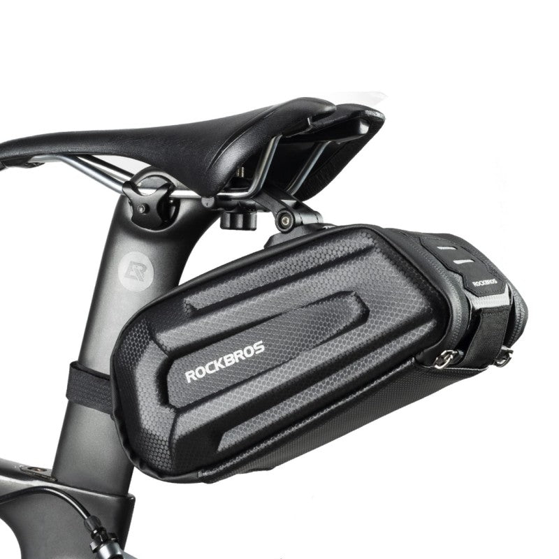 rockbros-1-7l-fahrradsatteltasche-3d-hard-shell-mit-reflektor image 2
