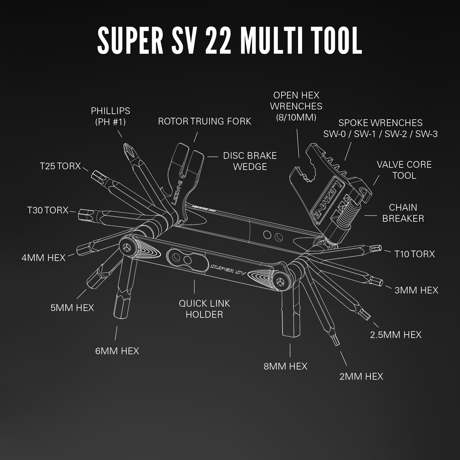 lezyne-super-sv-22-edelstahl-multitool image 8