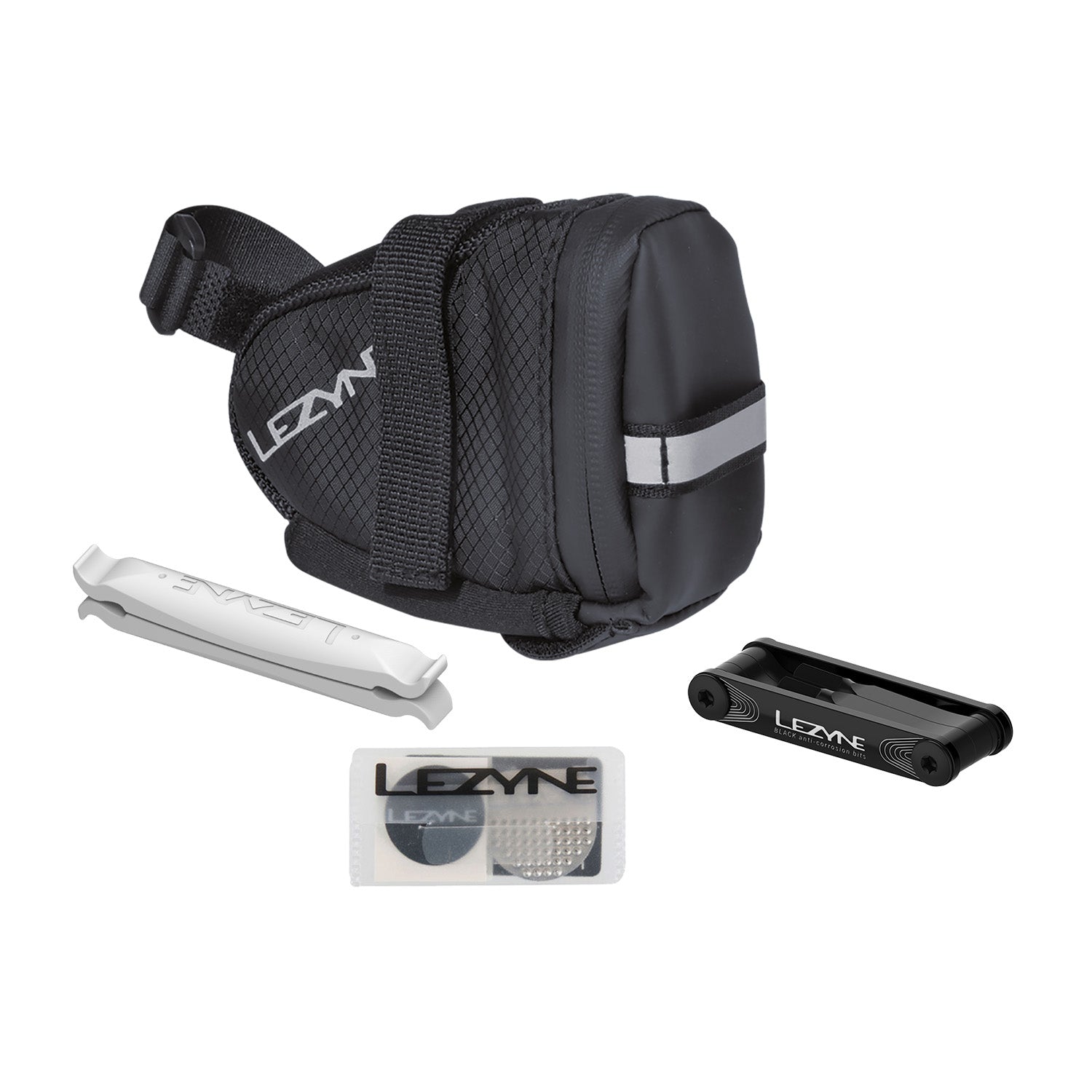 lezyne-s-caddy-loaded-satteltasche-mit-v-pro-5-tool-keil-tasche image 2