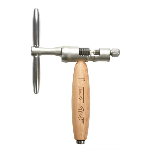 lezyne-classic-chain-drive-profi-kettennieter-8-12-fach-mit-holzgriff image 1