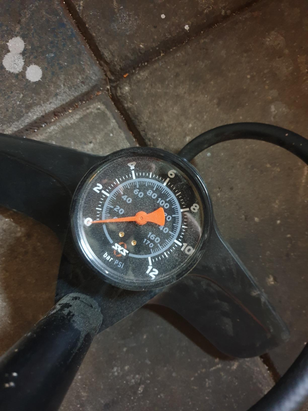 Manometer bei mir verstellt