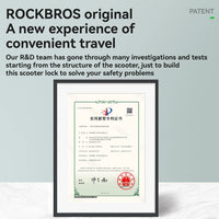 rockbros-u-lock-kabel-e-scooter-fahrradschloss-carbonstahl image 3