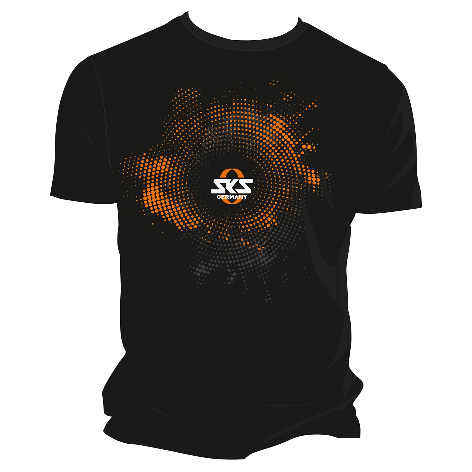 sks-germany-t-shirt-damen-s-schwarz-punkte image 2