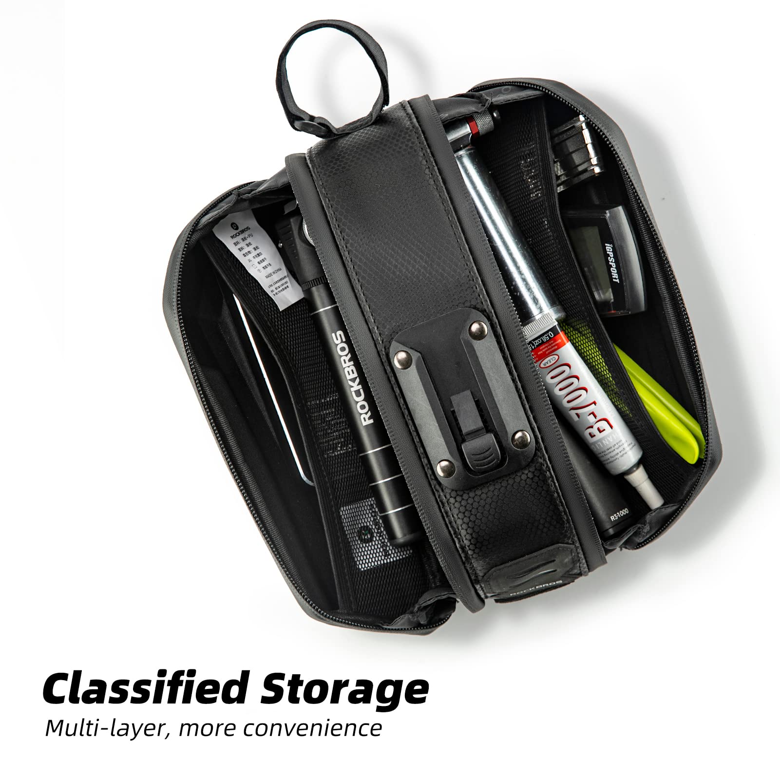 rockbros-1-7l-fahrradsatteltasche-3d-hard-shell-mit-reflektor image 4
