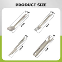 rockbros-qunature-titan-besteckset-4-teilig-ultraleicht-outdoor image 2