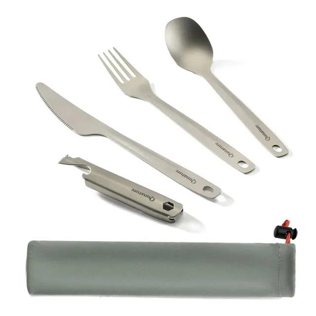 rockbros-qunature-titan-besteckset-4-teilig-ultraleicht-outdoor image 1