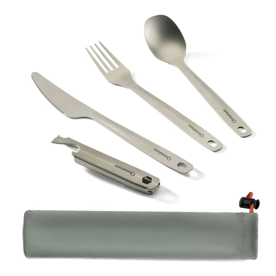 rockbros-qunature-titan-besteckset-4-teilig-ultraleicht-outdoor image 1