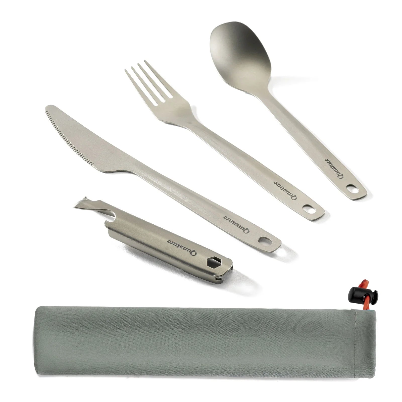 rockbros-qunature-titan-besteckset-4-teilig-ultraleicht-outdoor image 1