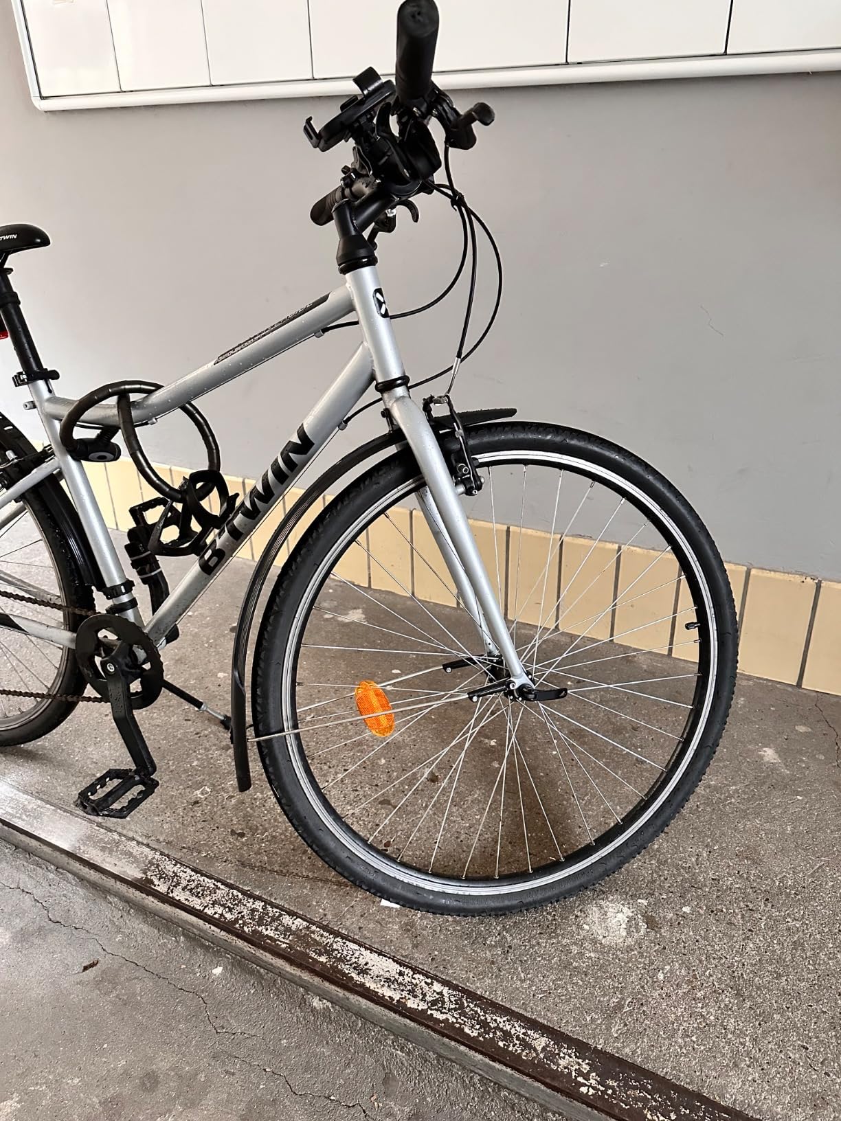 Endlich trocken zur Arbeit