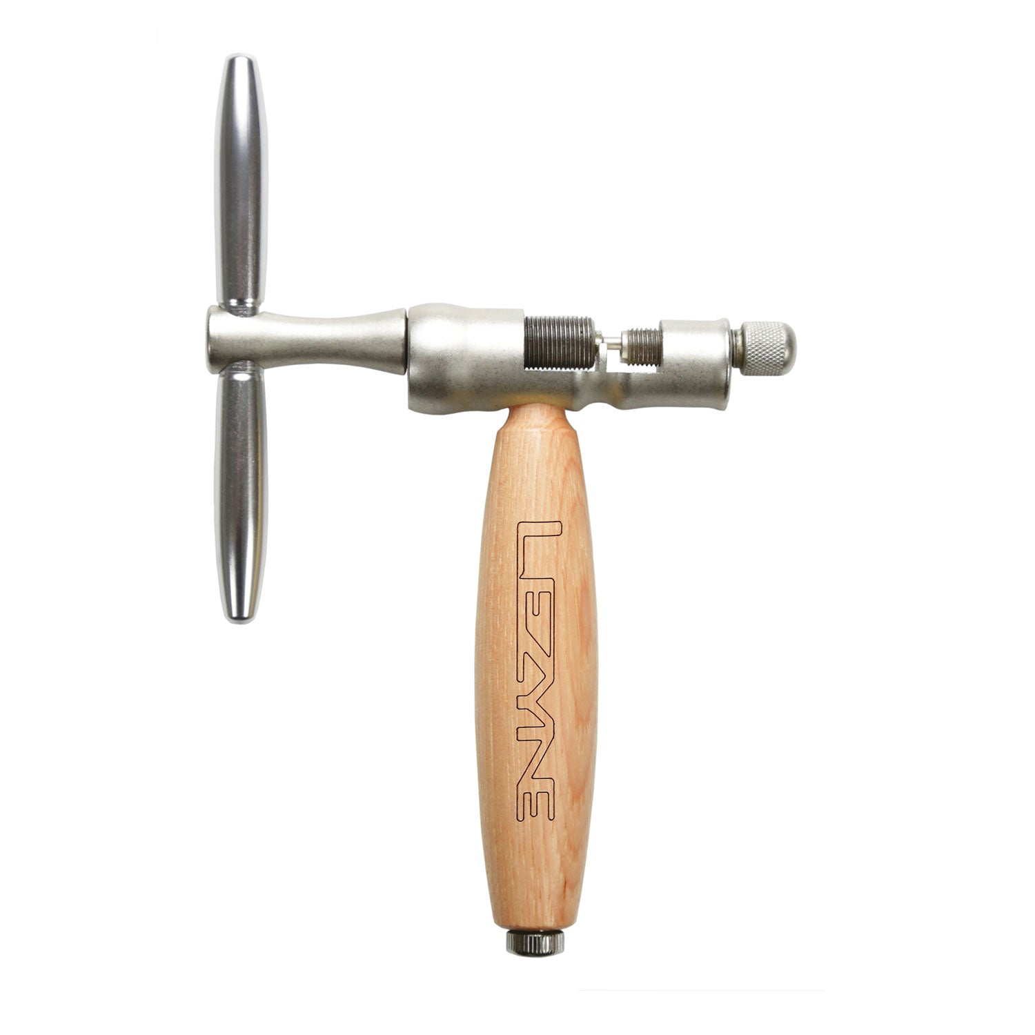 lezyne-classic-chain-drive-profi-kettennieter-8-12-fach-mit-holzgriff image 1