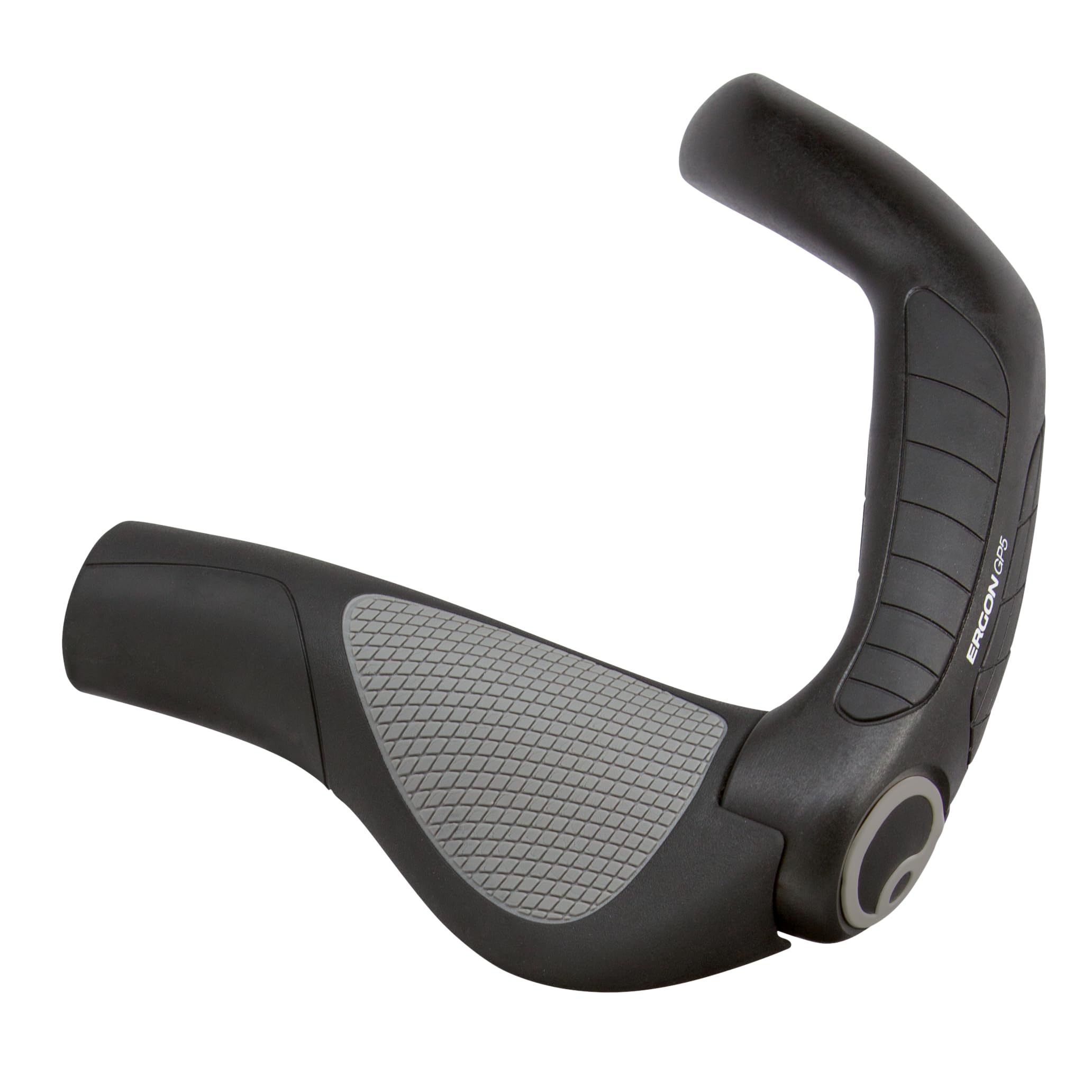 ergon-gp5-fahrradgriff-mit-fullsize-bar-end-touring-griff image 2