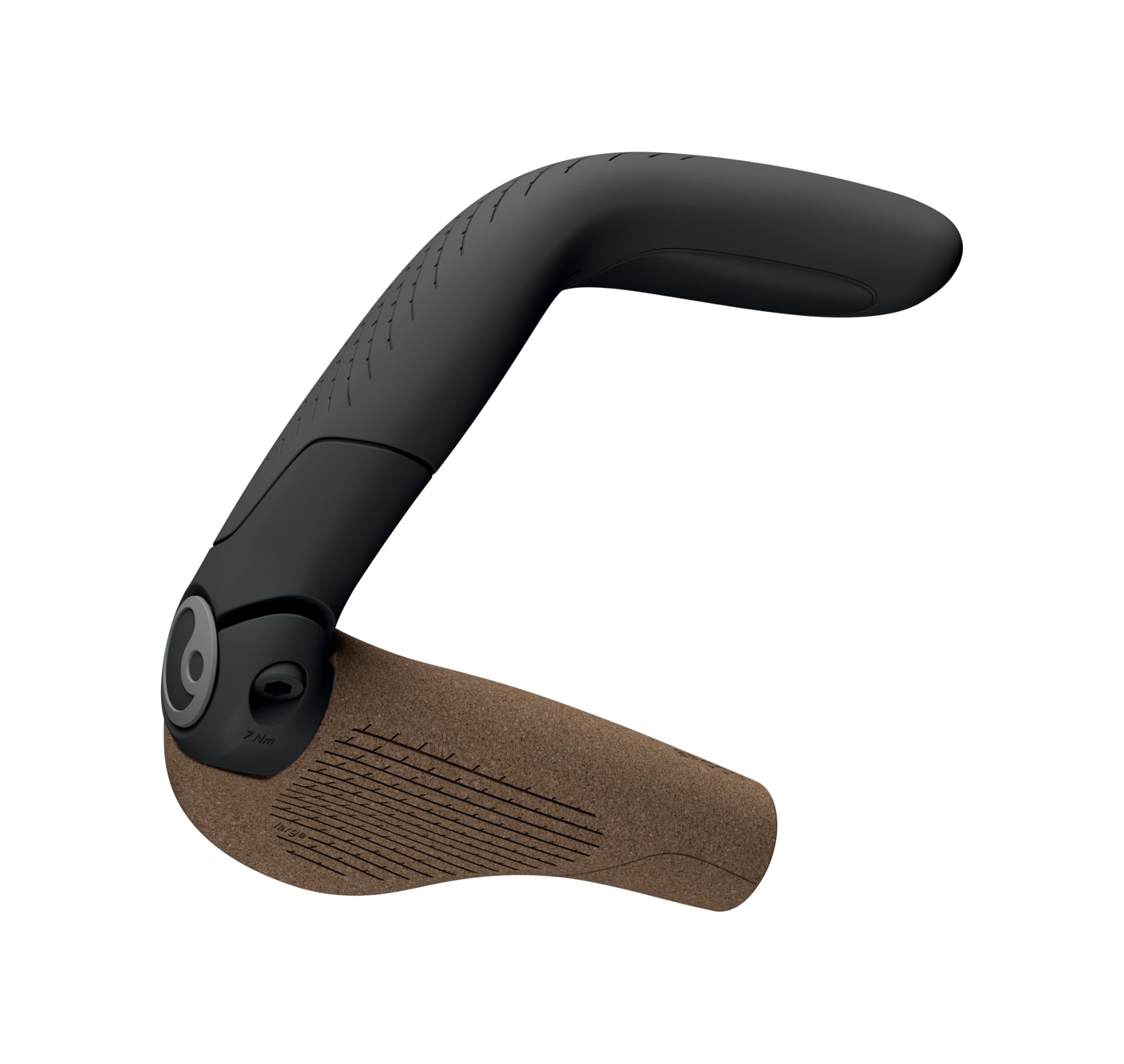 ergon-gp5-evo-fahrradgriffe-biokork-gr-e-l-mit-lenkerenden image 3