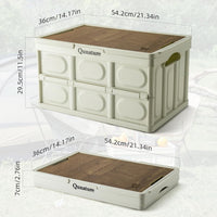 rockbros-campingbox-55l-faltbar-mit-deckel-und-holzplatte image 2
