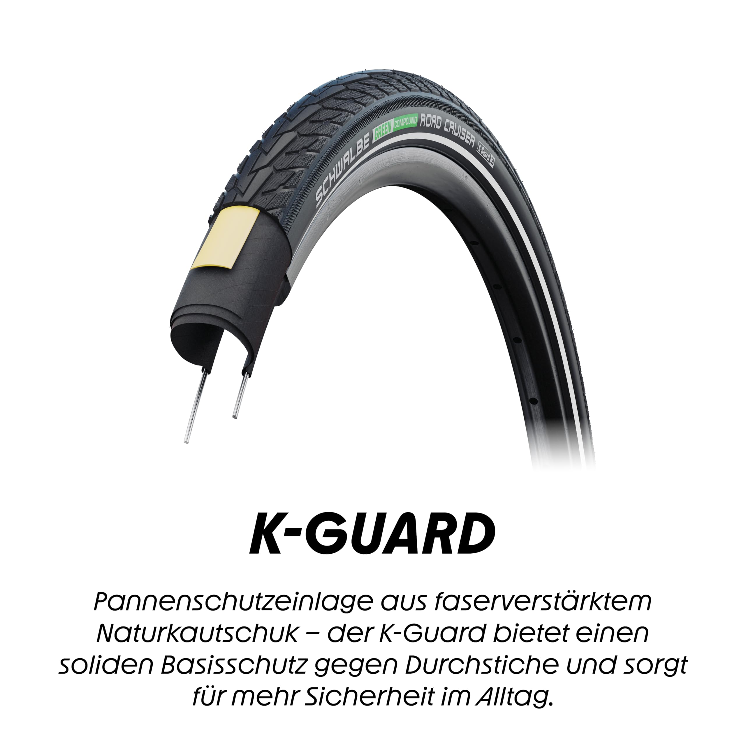 schwalbe-road-cruiser-drahtreifen-28x1-60-zoll-42-622-schwarz-wei image 5