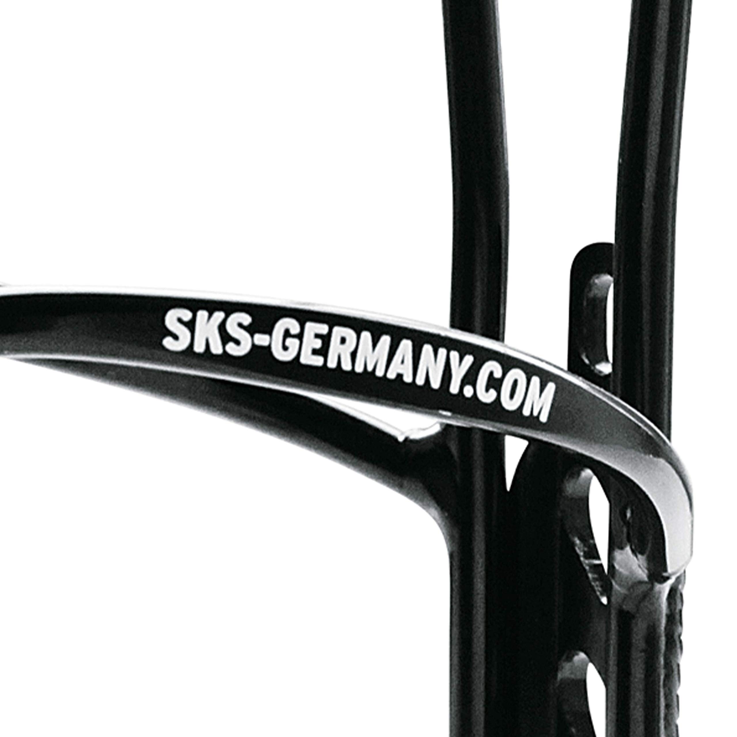 sks-germany-wirecage-flaschenhalter-schwarz-aluminium image 3