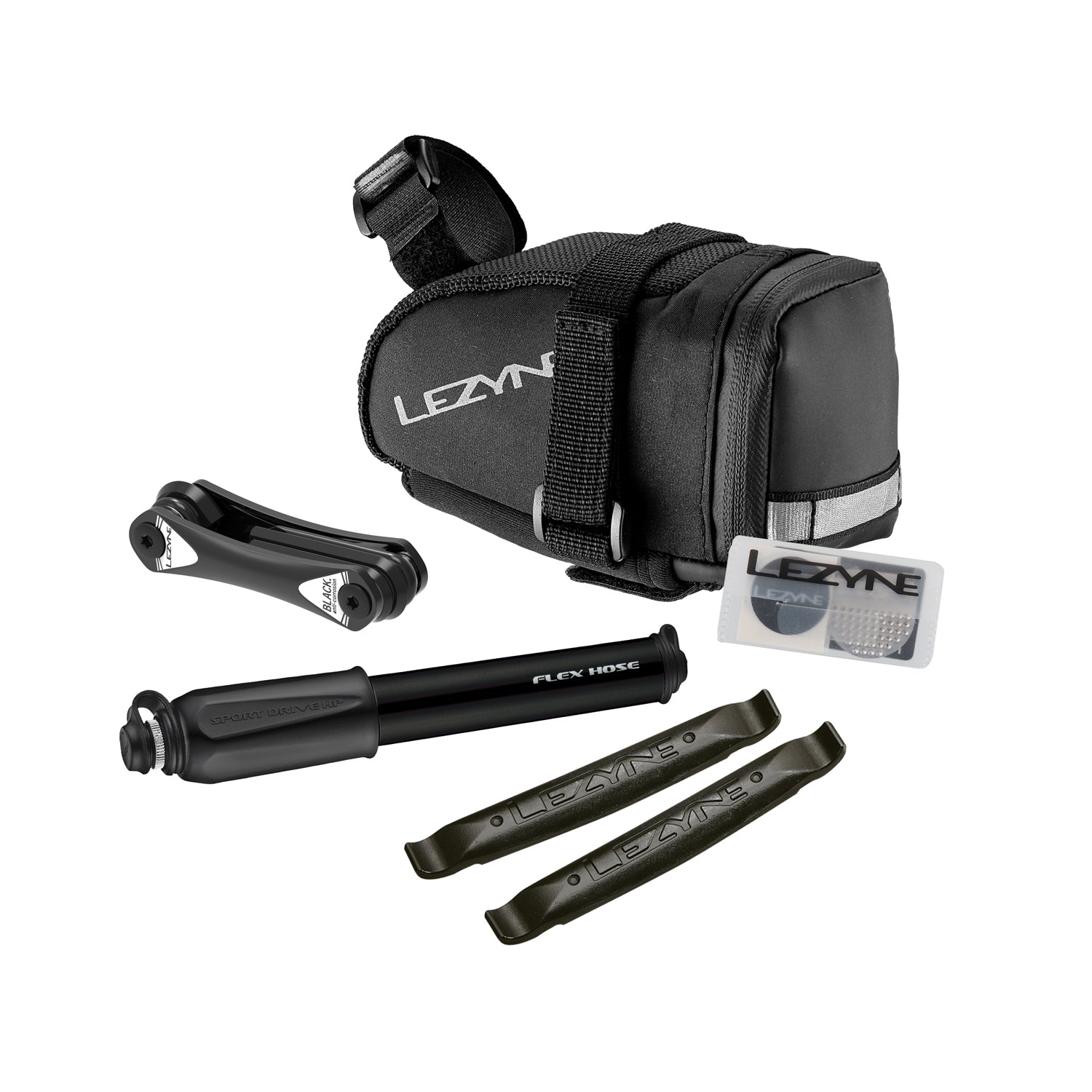 lezyne-m-caddy-sport-kit-satteltaschen-set-mit-minipumpe image 1
