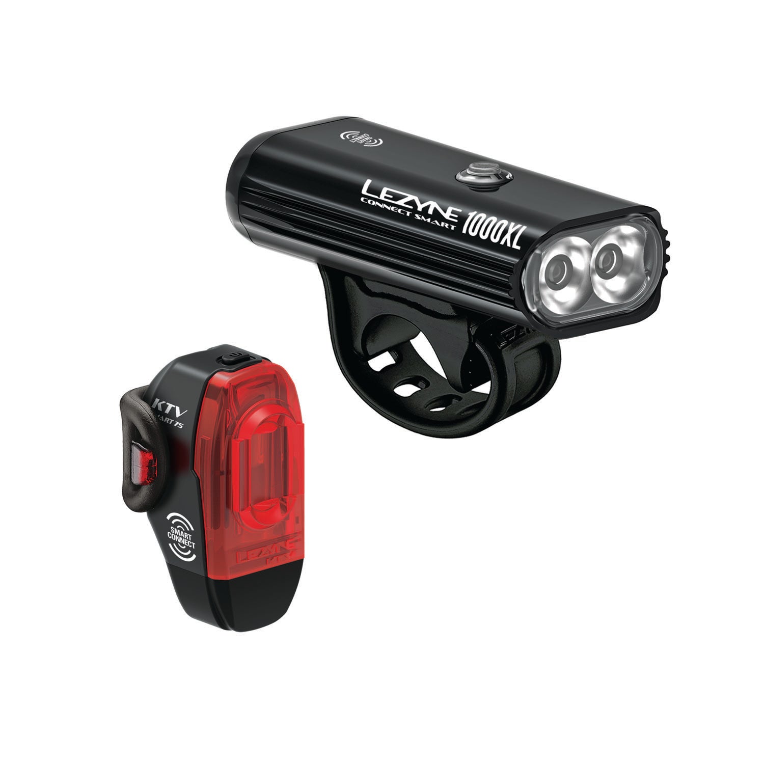 lezyne-connect-smart-1000xl-ktv-smart-pair-led-fahrradlicht-set image 1