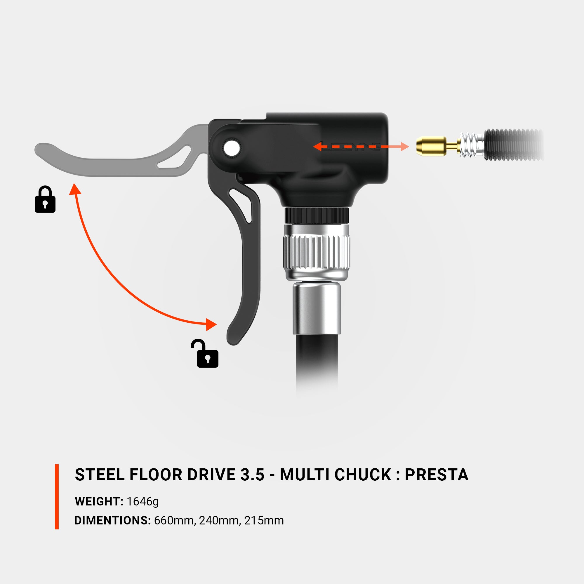 lezyne-steel-floor-drive-3-5-standpumpe-multi-chuck image 4
