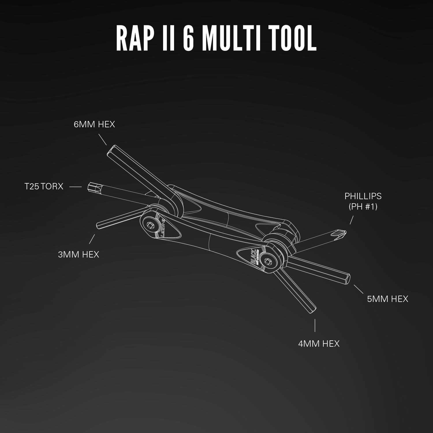 lezyne-rap-ii-6-multitool-fahrradwerkzeug image 3