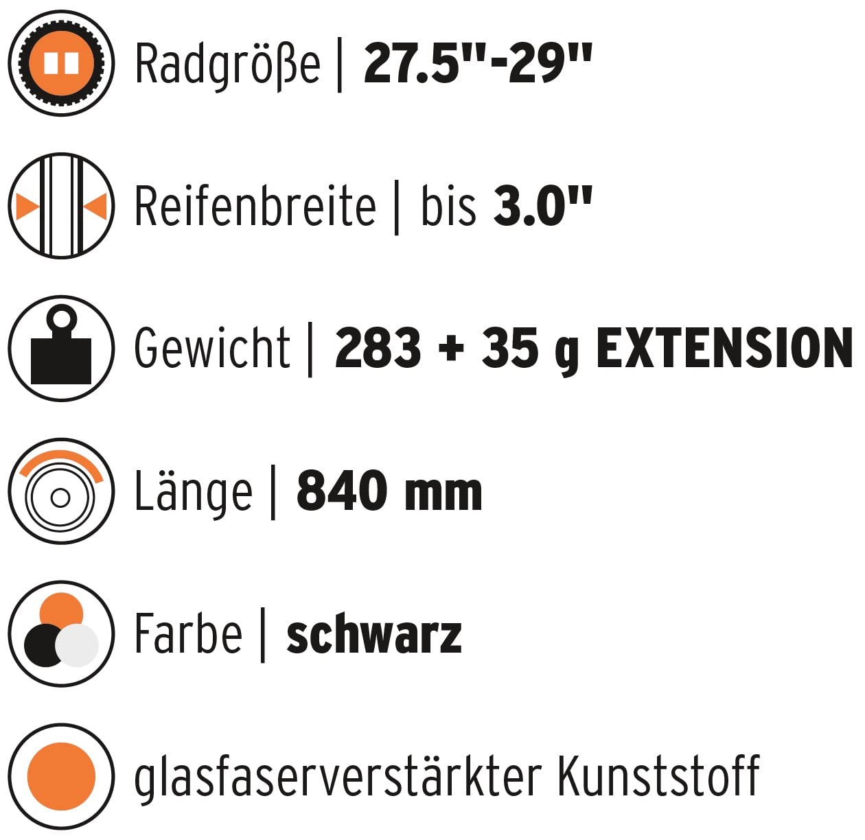 sks-germany-mudrocker-rear-hinterrad-schutzblech-mtb image 2