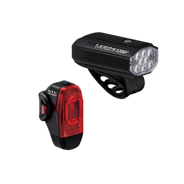 lezyne-lite-drive-1200-ktv-drive-pro-fahrradlicht-set image 1