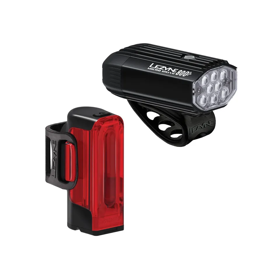 lezyne-micro-drive-800-strip-drive-300-lichtset image 1