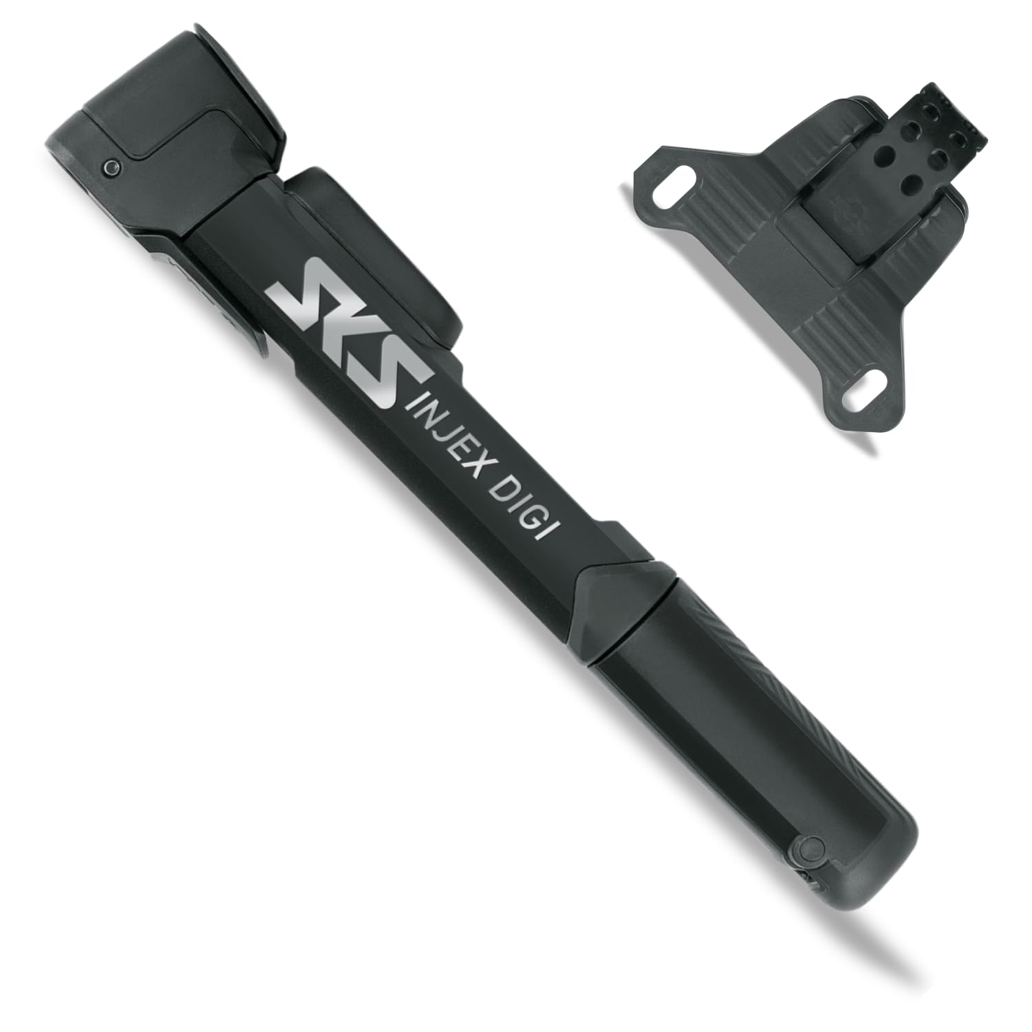 sks-germany-injex-digi-fahrradpumpe-mit-digitalmanometer-und-teleskop image 1