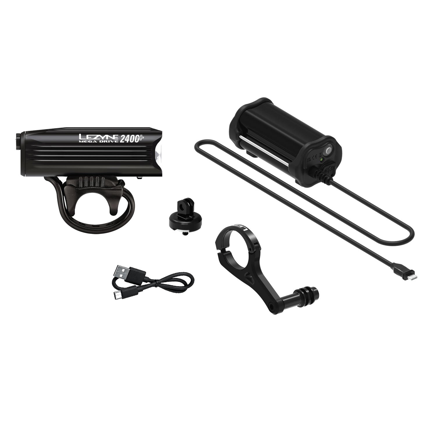 lezyne-mega-drive-2400-frontlicht image 4