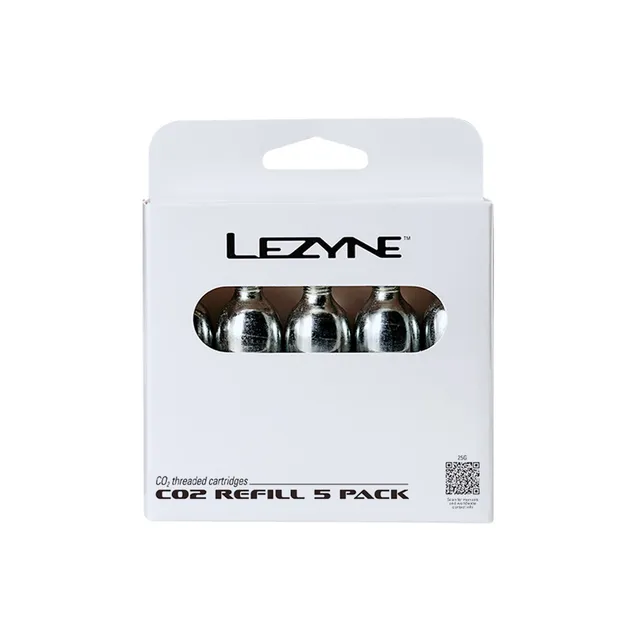 lezyne-25g-co2-5er-pack-gewinde-kartuschen image 1