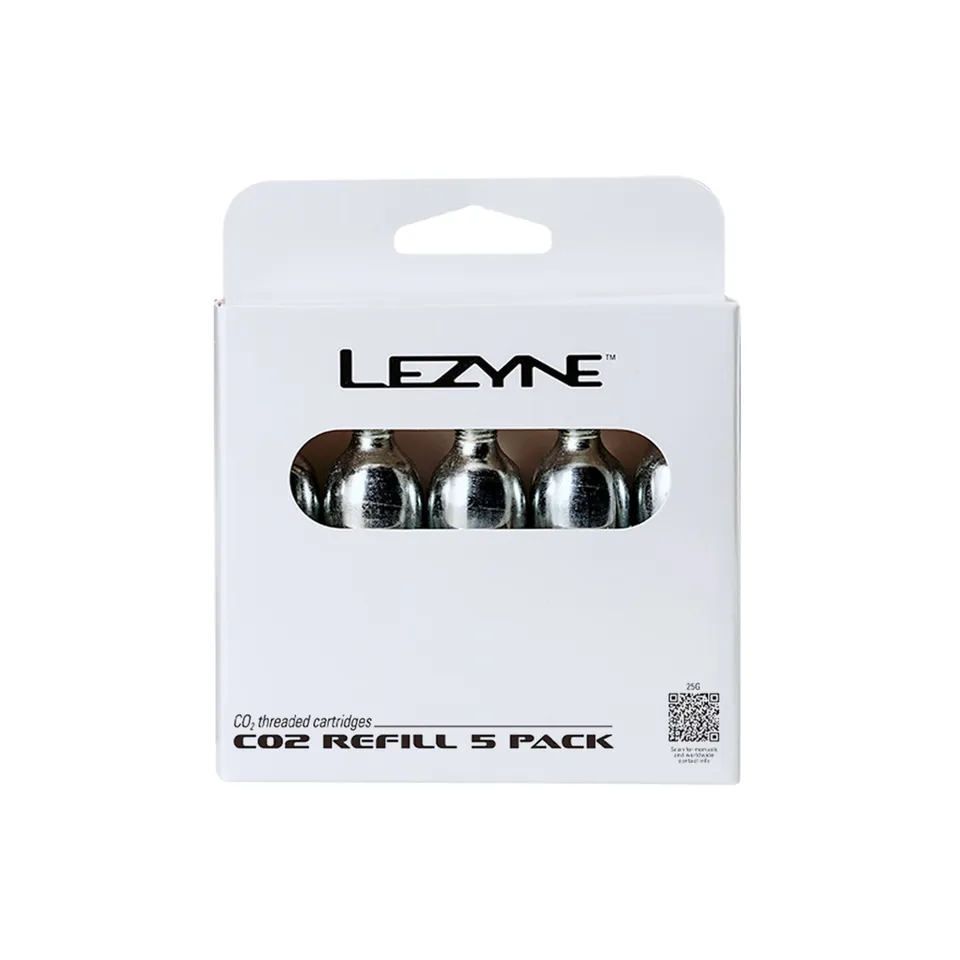 lezyne-25g-co2-5er-pack-gewinde-kartuschen image 1