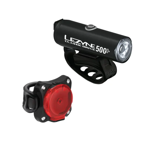 lezyne-classic-drive-500-zecto-drive-200-licht-set-front-r-ck image 1