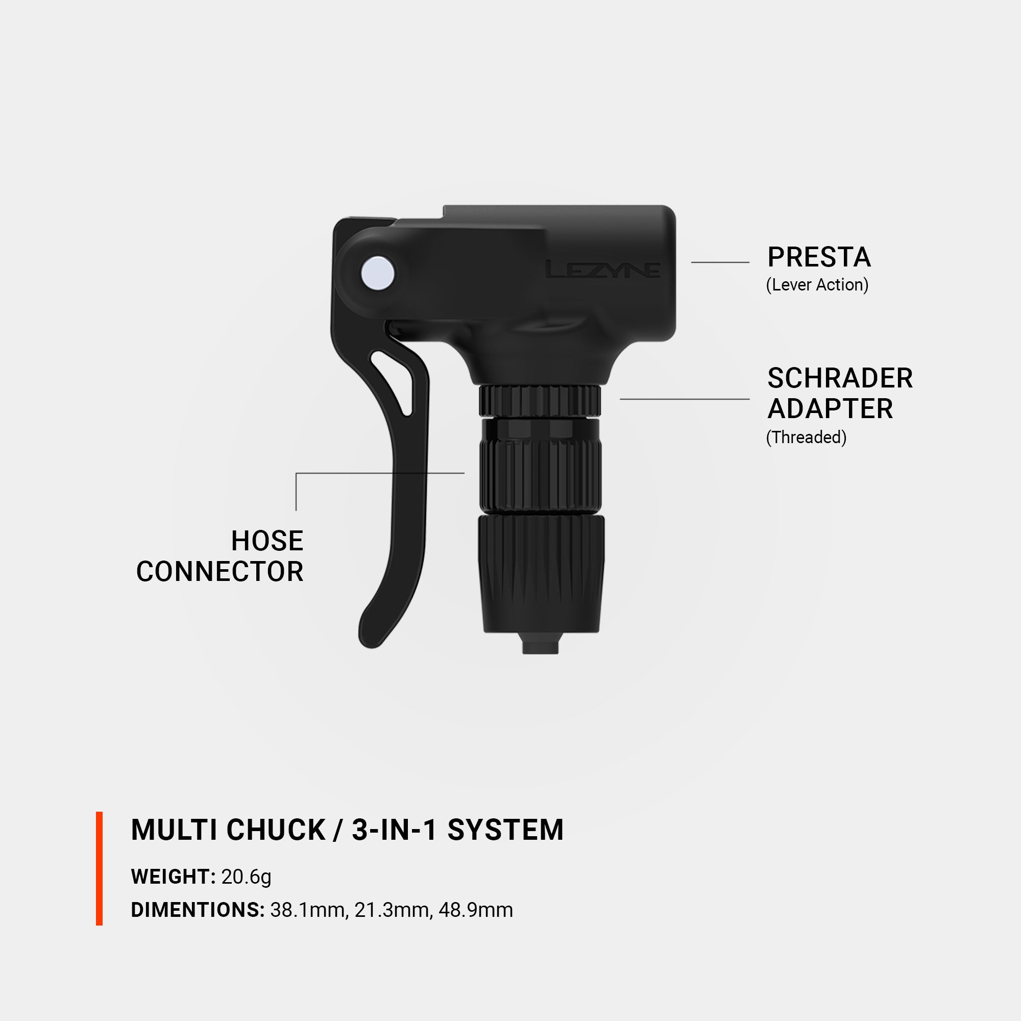lezyne-multi-chuck-pumpenkopf-presta-schrader image 3