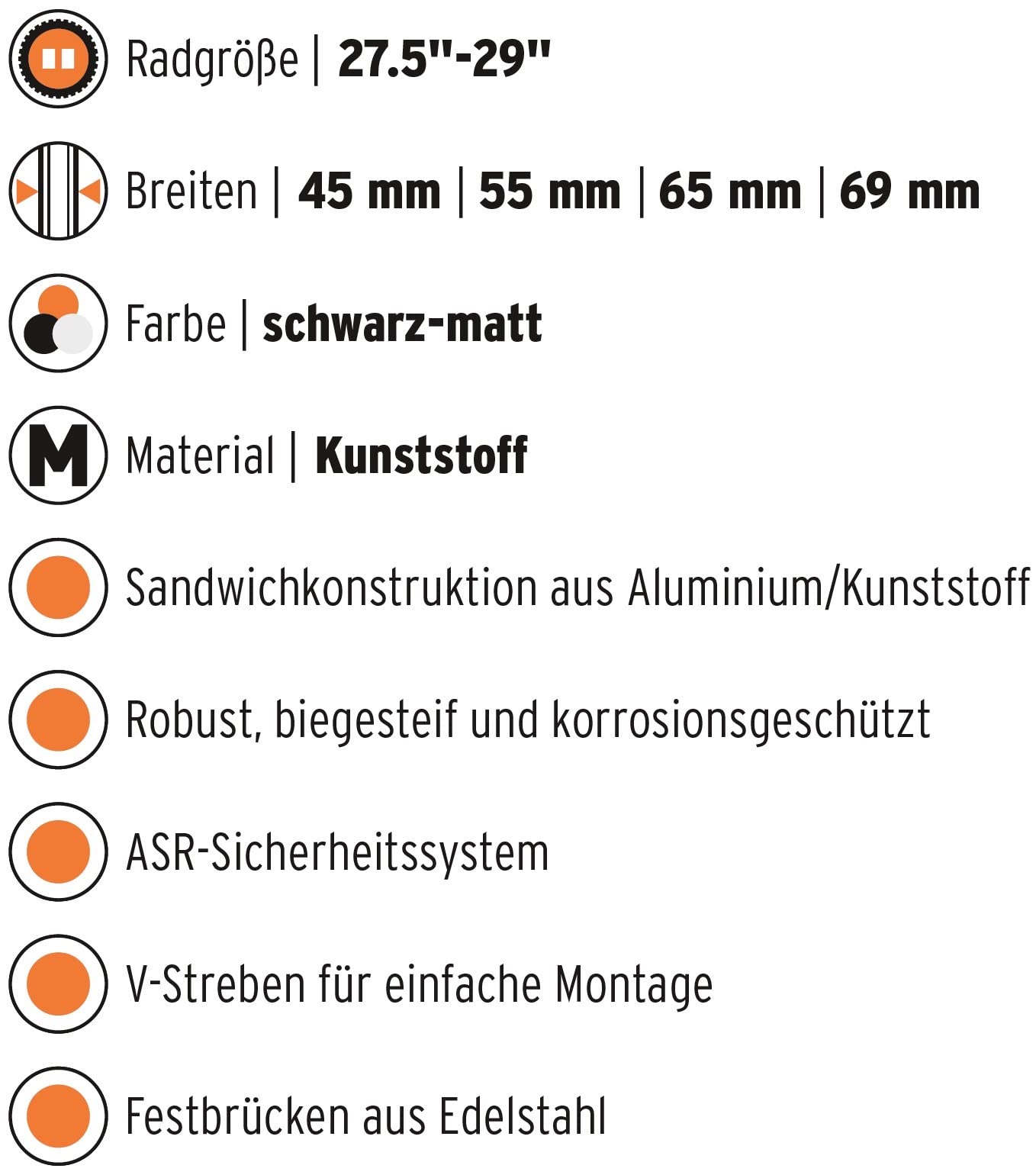 sks-germany-bluemels-stripes-28-schutzblech-set-65-schwarz image 2